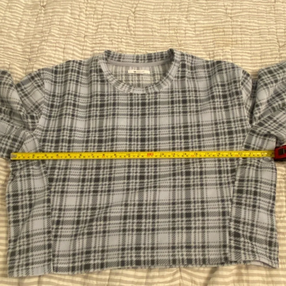 O'Neill | Gray & Blue Plaid Zane Pullover - Juniors Size XS
